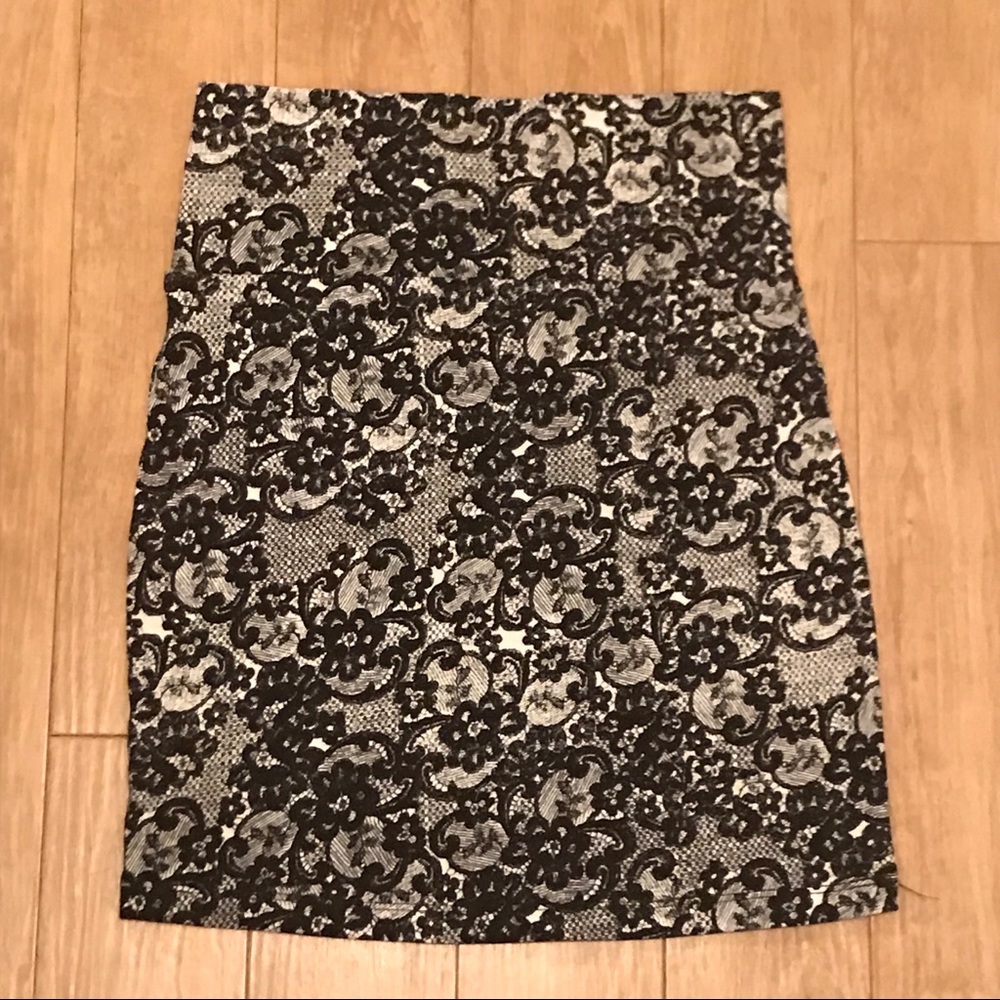 Charlotte Russe Laced Pencil Skirt